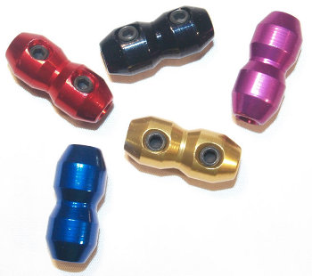 Cable Clamp Anodised Alloy Double