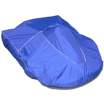 Kart Cover Blue With Grey Piping Ital