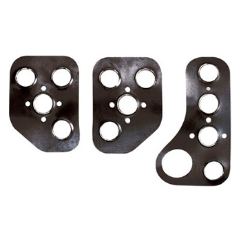 Pedal Set Sparco Curved Stainless Steel