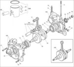 IAME X30 Engine Parts-Bottom End Assembly