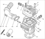 IAME X30 Engine Parts-Top End Assembly