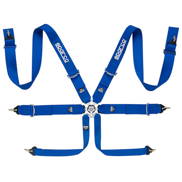 Harness Sparco 6 Point Club Racing Quick Release Blue (4828BM ...