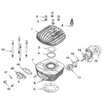 Vortex Mini Rok Engine Parts - Cylinder Assembly