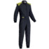 Racesuit OMP First S Anthracite (Charcoal Grey) / Fluro Yellow