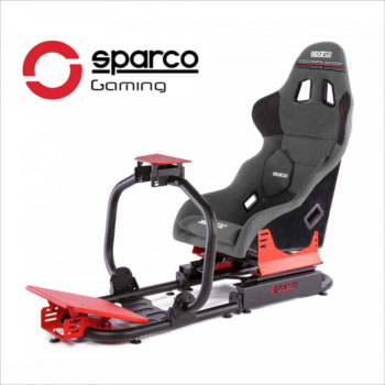 Sparco Simulator Cockpit with Pro2000 Martini Racing Seat