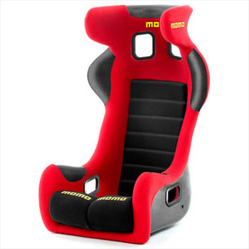 MOMO Daytona/Safari Seat Red/Black With MOMO Seat Slide