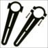 Mirror Brackets By Longacre 130 mm Long
