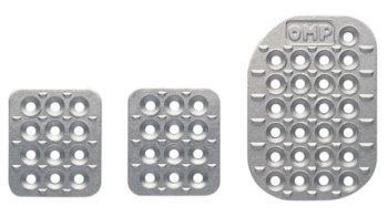 Pedal Set OMP Sandblasted Alloy