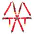 Harness RPM 6 Point 2 Inch HANS Specific Red