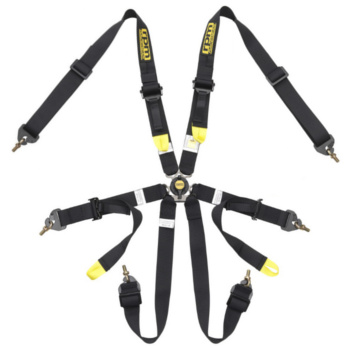 Harness RPM 6 Point 2 Inch HANS Specific Black
