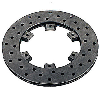 Brake Disc Rotor Radially Vented & Cross Drilled Suits Arrow AX6