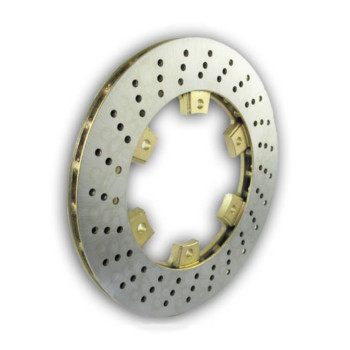 Brake Disc Rotor Ventilated 12mm Cross Drilled