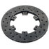 Brake Disc Rotor Radially Vented & Cross Drilled Suits Arrow AX6